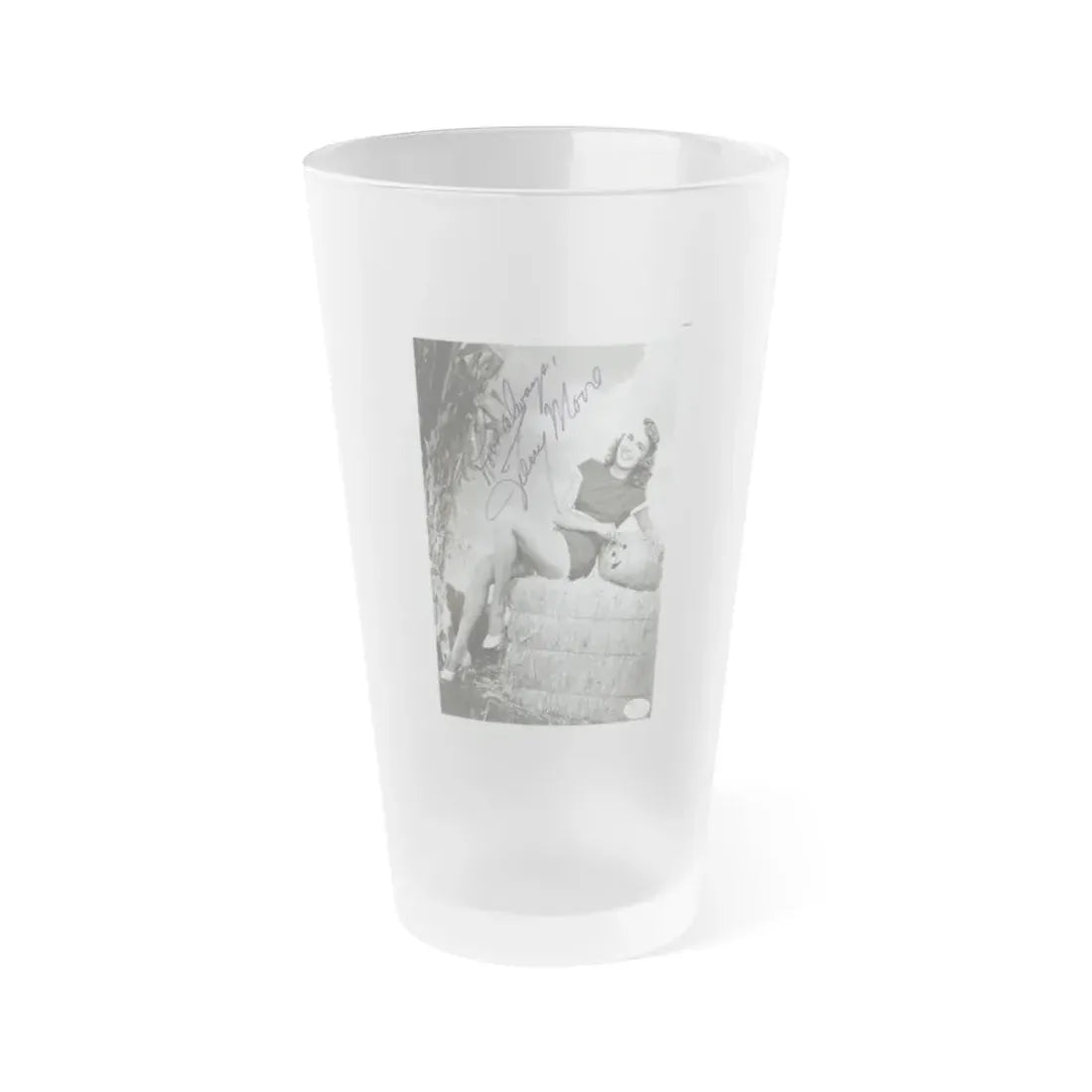 Terry Moore #427 (Vintage Female Icon) Frosted Pint Glass 16oz 16oz Frosted - Go Mug Yourself