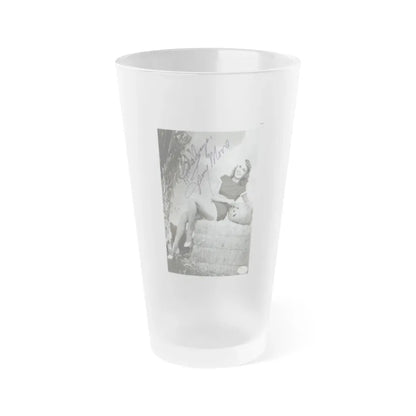 Terry Moore #427 (Vintage Female Icon) Frosted Pint Glass 16oz 16oz Frosted - Go Mug Yourself