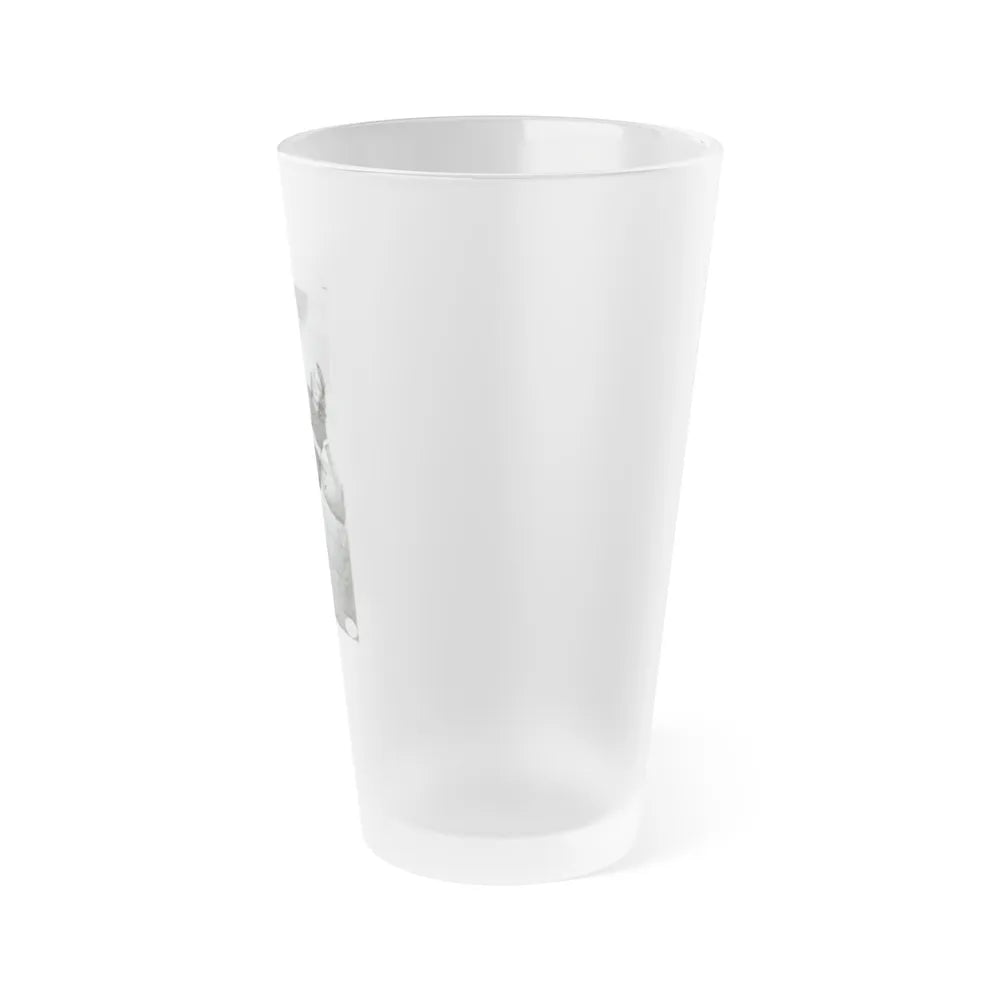 Terry Moore #427 (Vintage Female Icon) Frosted Pint Glass 16oz-Go Mug Yourself