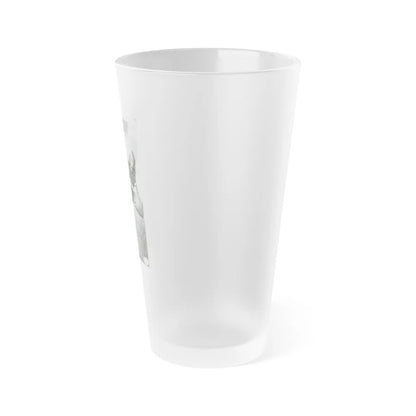 Terry Moore #427 (Vintage Female Icon) Frosted Pint Glass 16oz-Go Mug Yourself