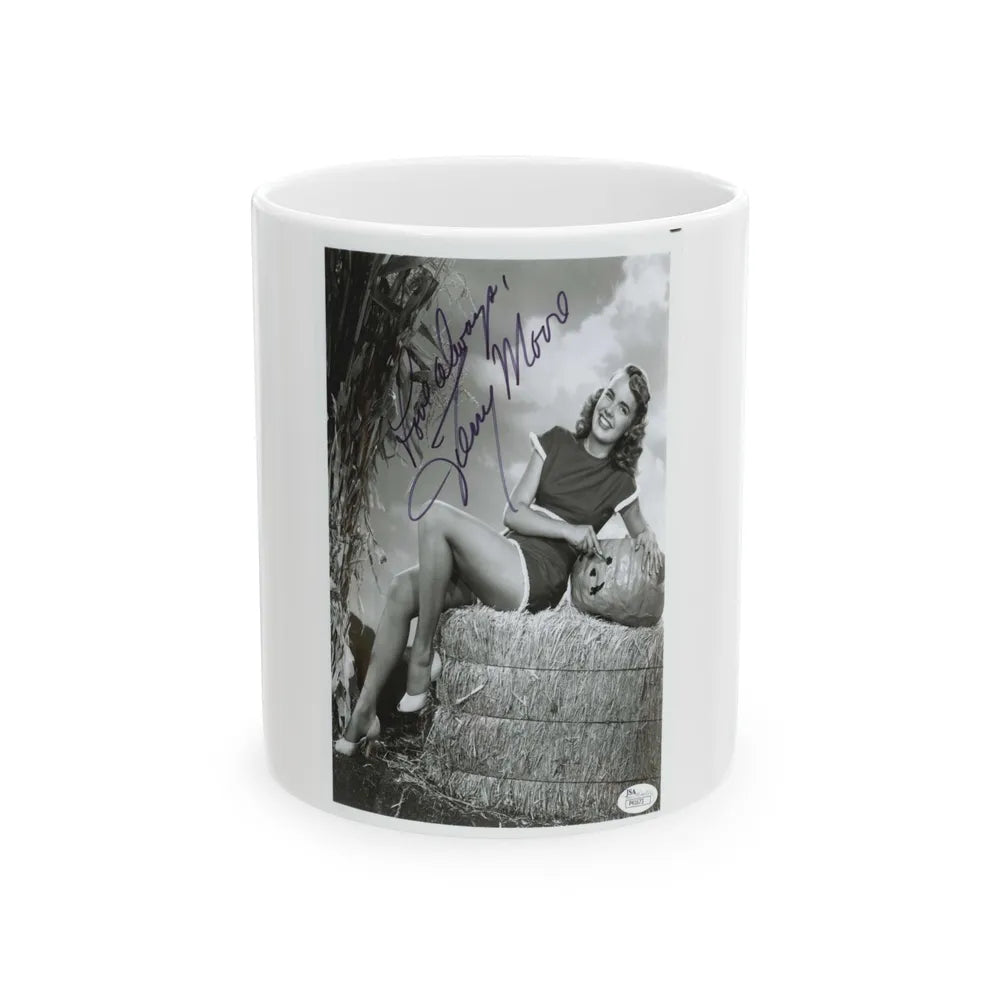 Terry Moore #427 (Vintage Female Icon) White Coffee Mug-11oz-Go Mug Yourself