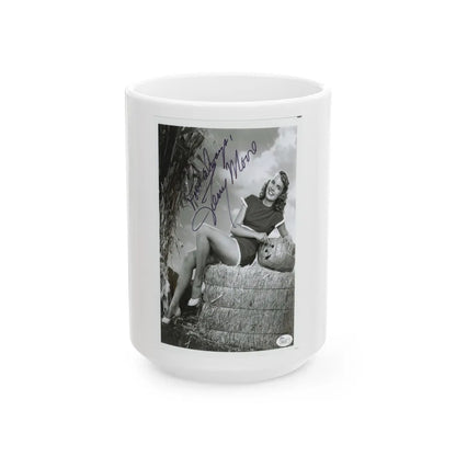 Terry Moore #427 (Vintage Female Icon) White Coffee Mug-15oz-Go Mug Yourself