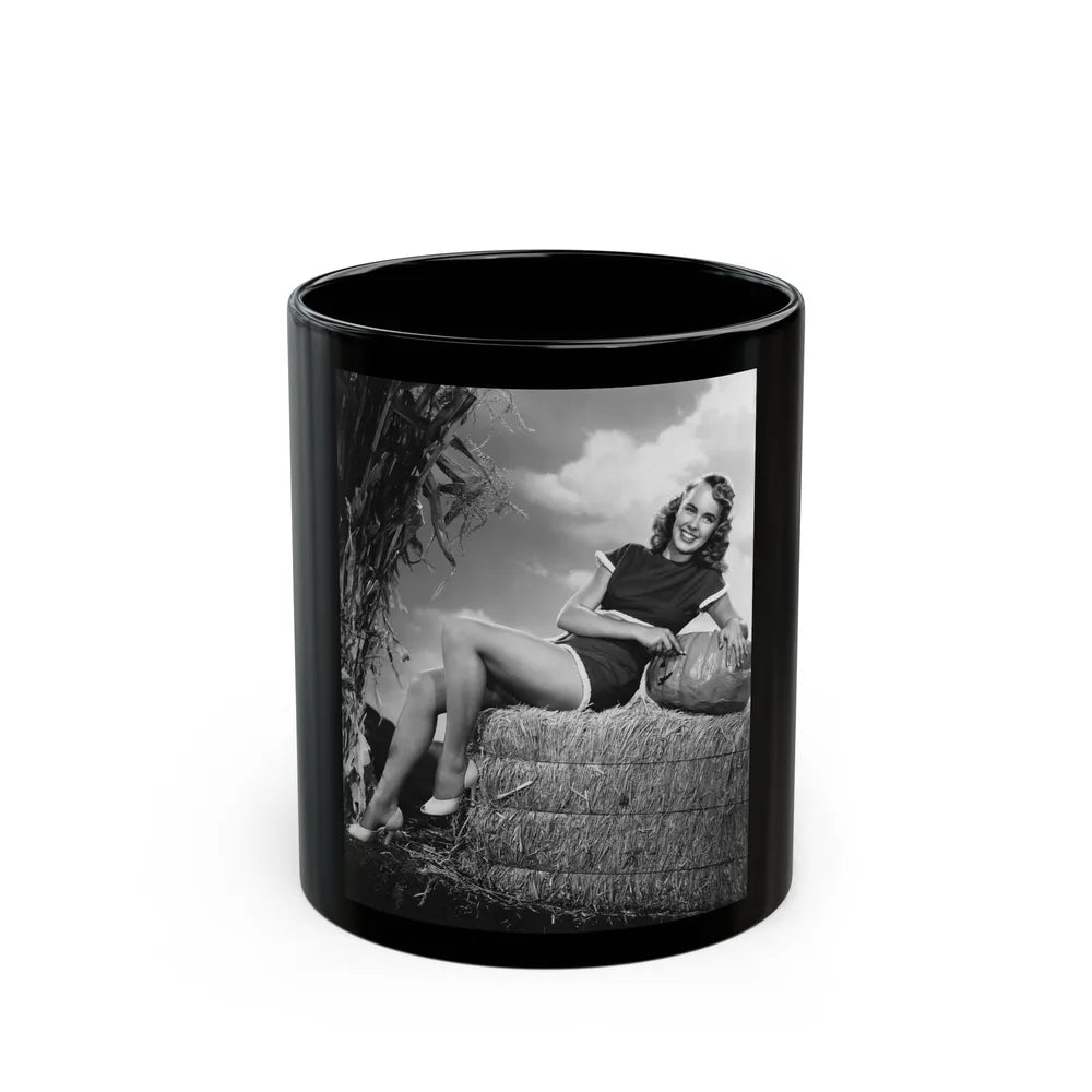 Terry Moore #428 (Vintage Female Icon) Black Coffee Mug-11oz-Go Mug Yourself