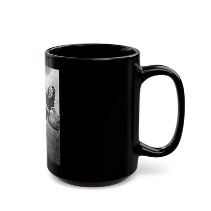 Terry Moore #428 (Vintage Female Icon) Black Coffee Mug-Go Mug Yourself
