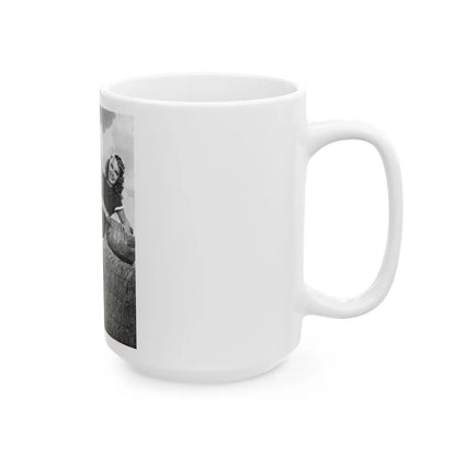 Terry Moore #428 (Vintage Female Icon) White Coffee Mug-Go Mug Yourself