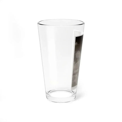 Terry Moore #43 - 1-Piece B&W Barefoot Swimsuit Cheesecake Photo from 60's (Vintage Female Icon) Pint Glass 16oz - Go Mug Yourself