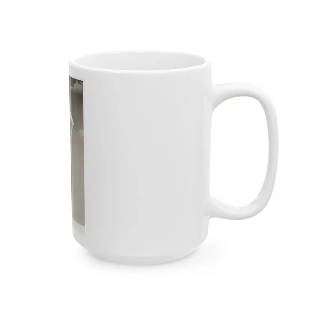 Terry Moore #43 - 1-Piece B&W Barefoot Swimsuit Cheesecake Photo from 60's (Vintage Female Icon) White Coffee Mug - Go Mug Yourself