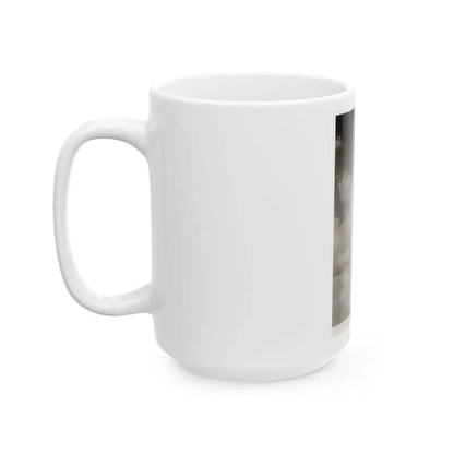 Terry Moore #43 - 1-Piece B&W Barefoot Swimsuit Cheesecake Photo from 60's (Vintage Female Icon) White Coffee Mug - Go Mug Yourself