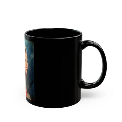 Terry Moore #431 (Vintage Female Icon) Black Coffee Mug-Go Mug Yourself
