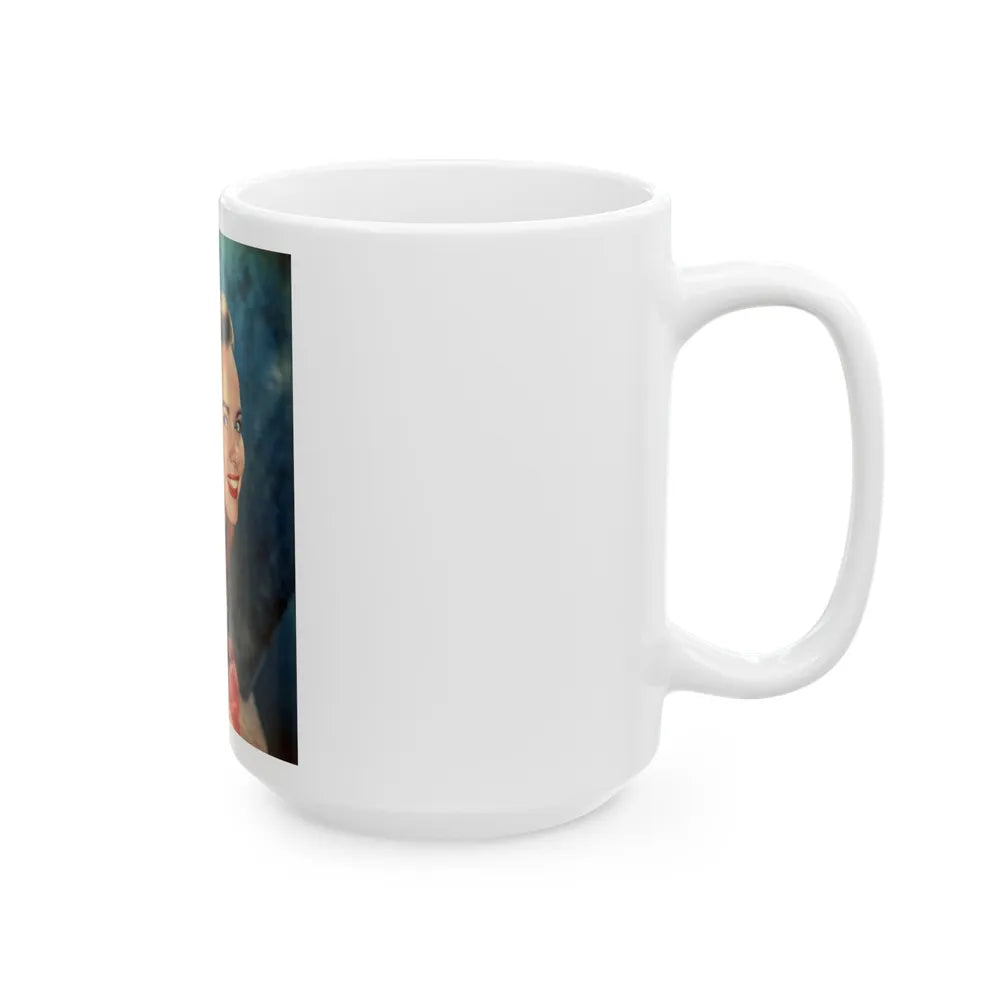 Terry Moore #431 (Vintage Female Icon) White Coffee Mug-Go Mug Yourself