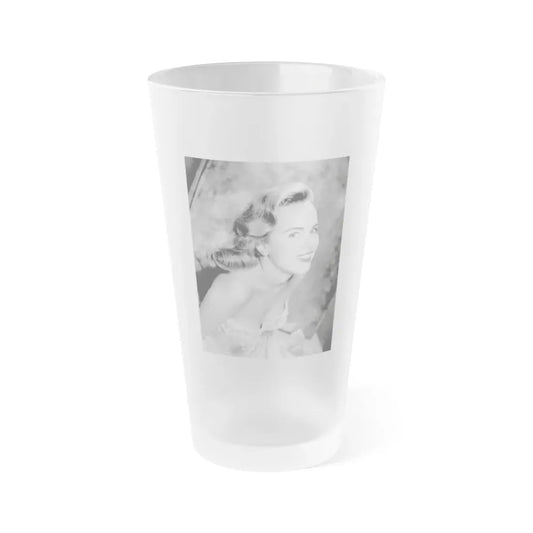 Terry Moore #4311 (Vintage Female Icon) Frosted Pint Glass 16oz 16oz Frosted - Go Mug Yourself