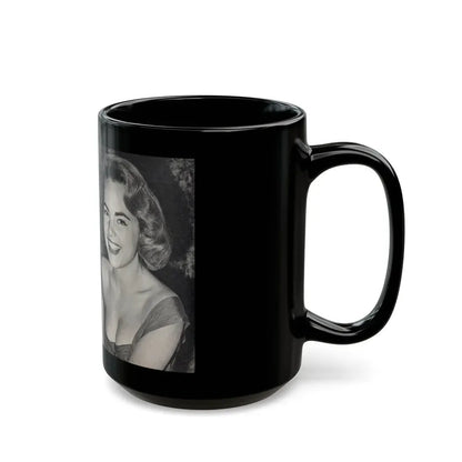 Terry Moore #440 - 66 PHOTOGRAPHS OF Terry MOORE U.K. Pocket Mag. Pages 10 & 11 (Vintage Female Icon) Black Coffee Mug - Go Mug Yourself