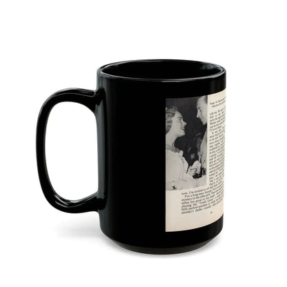 Terry Moore #440 - 66 PHOTOGRAPHS OF Terry MOORE U.K. Pocket Mag. Pages 10 & 11 (Vintage Female Icon) Black Coffee Mug - Go Mug Yourself