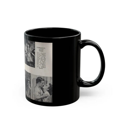 Terry Moore #446 - 66 PHOTOGRAPHS OF Terry MOORE U.K. Pocket Mag. Pages 22 & 23 (Vintage Female Icon) Black Coffee Mug - Go Mug Yourself