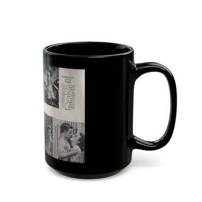 Terry Moore #446 - 66 PHOTOGRAPHS OF Terry MOORE U.K. Pocket Mag. Pages 22 & 23 (Vintage Female Icon) Black Coffee Mug - Go Mug Yourself