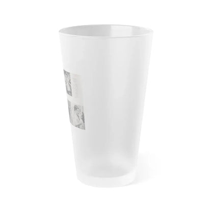 Terry Moore #446 - 66 PHOTOGRAPHS OF Terry MOORE U.K. Pocket Mag. Pages 22 & 23 (Vintage Female Icon) Frosted Pint Glass 16oz - Go Mug Yourself