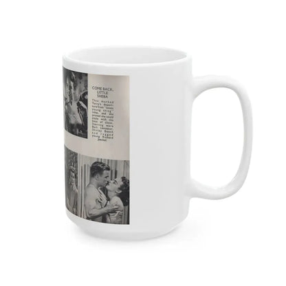 Terry Moore #446 - 66 PHOTOGRAPHS OF Terry MOORE U.K. Pocket Mag. Pages 22 & 23 (Vintage Female Icon) White Coffee Mug - Go Mug Yourself