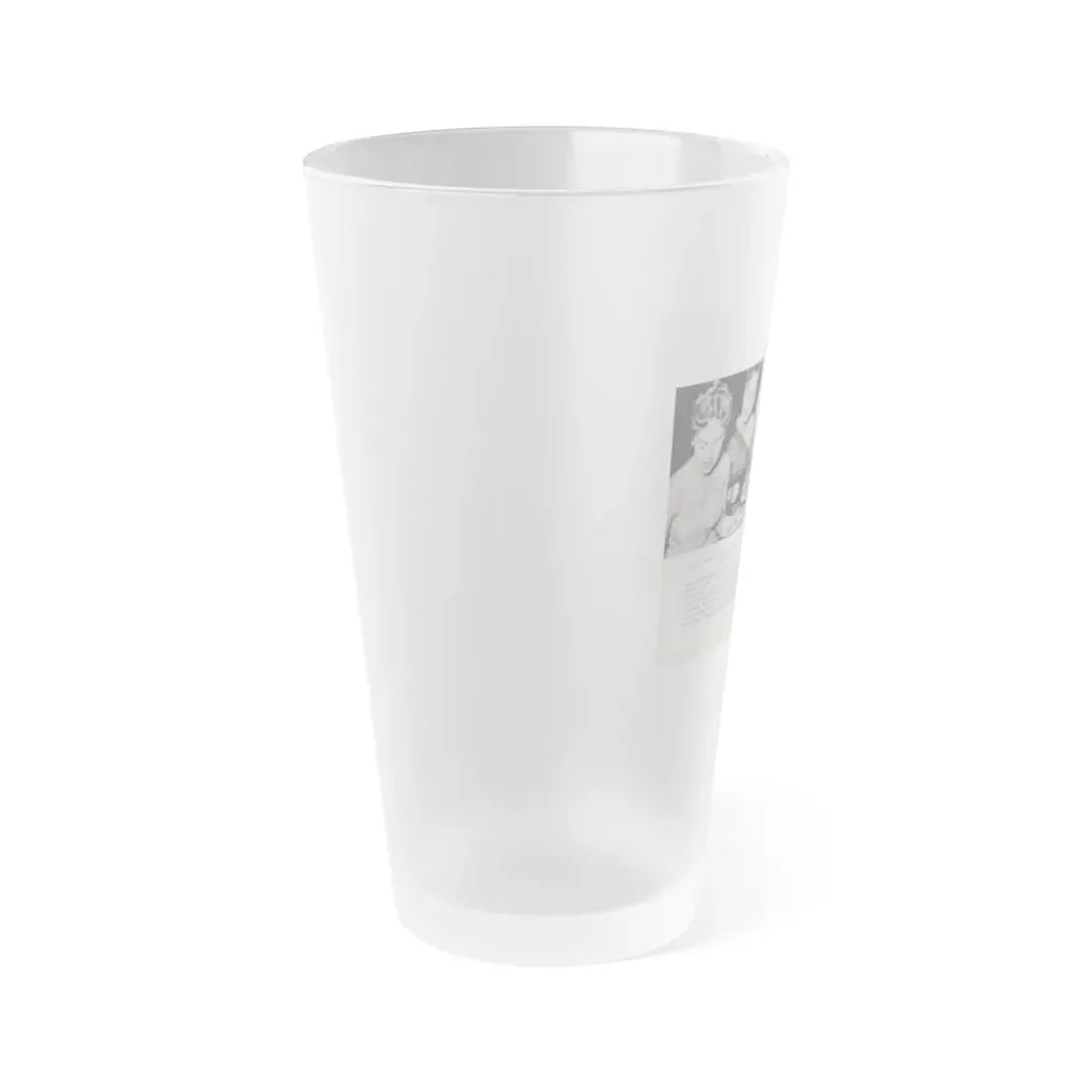 Terry Moore #448 - 66 PHOTOGRAPHS OF Terry MOORE U.K. Pocket Mag. Pages 26 & 27 (Vintage Female Icon) Frosted Pint Glass 16oz - Go Mug Yourself