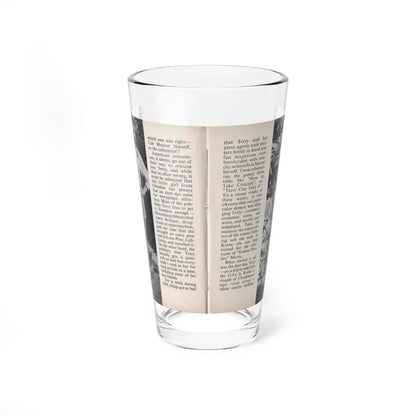 Terry Moore #449 - 66 PHOTOGRAPHS OF Terry MOORE U.K. Pocket Mag. Pages 28 & 29 (Vintage Female Icon) Pint Glass 16oz 16oz - Go Mug Yourself