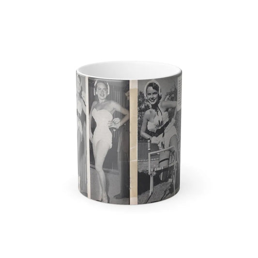 Terry Moore #451 - 66 PHOTOGRAPHS OF Terry MOORE U.K. Pocket Mag. Pages 32 & 33 (Vintage Female Icons) Color Changing Mug 11oz-11oz-Go Mug Yourself