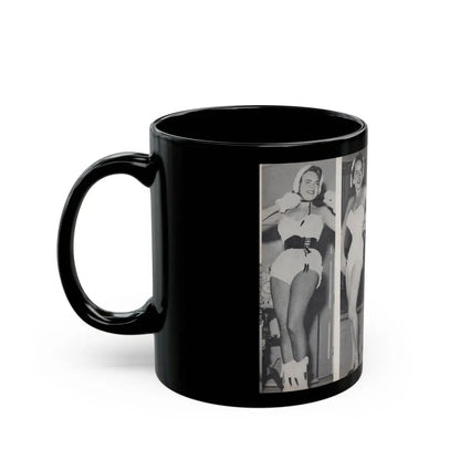 Terry Moore #451 - 66 PHOTOGRAPHS OF Terry MOORE U.K. Pocket Mag. Pages 32 & 33 (Vintage Female Icon) Black Coffee Mug - Go Mug Yourself