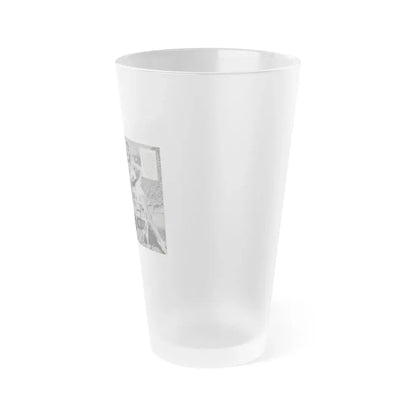 Terry Moore #451 - 66 PHOTOGRAPHS OF Terry MOORE U.K. Pocket Mag. Pages 32 & 33 (Vintage Female Icon) Frosted Pint Glass 16oz - Go Mug Yourself