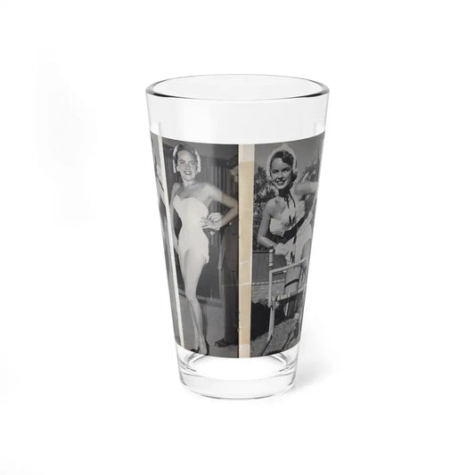 Terry Moore #451 - 66 PHOTOGRAPHS OF Terry MOORE U.K. Pocket Mag. Pages 32 & 33 (Vintage Female Icon) Pint Glass 16oz 16oz - Go Mug Yourself