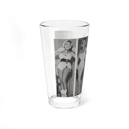 Terry Moore #451 - 66 PHOTOGRAPHS OF Terry MOORE U.K. Pocket Mag. Pages 32 & 33 (Vintage Female Icon) Pint Glass 16oz - Go Mug Yourself