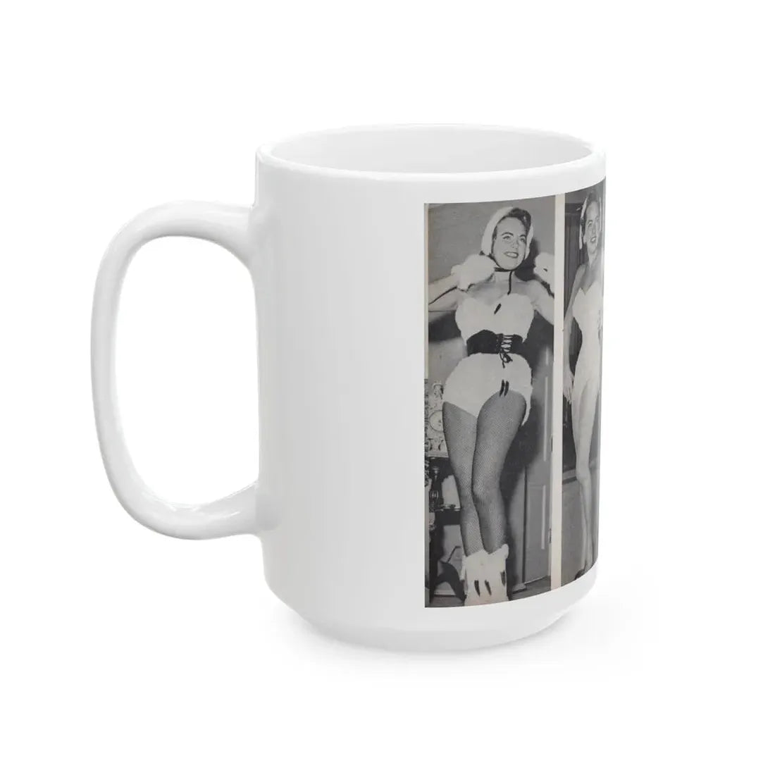 Terry Moore #451 - 66 PHOTOGRAPHS OF Terry MOORE U.K. Pocket Mag. Pages 32 & 33 (Vintage Female Icon) White Coffee Mug - Go Mug Yourself