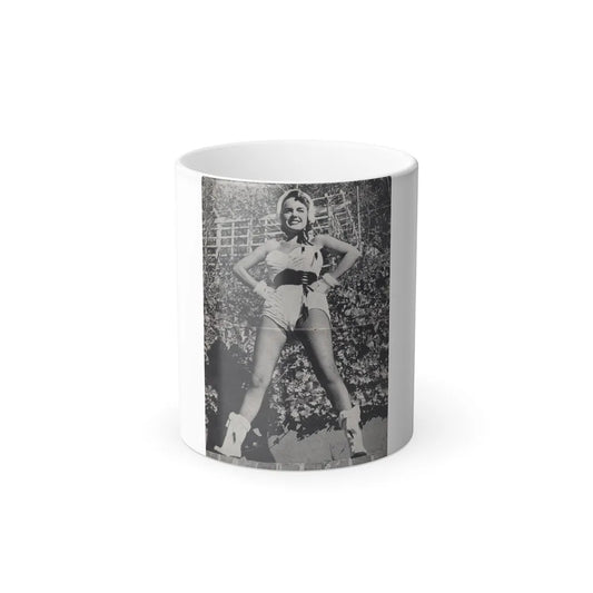 Terry Moore #452 - 66 PHOTOGRAPHS OF Terry MOORE U.K. Pocket Mag. Pages 34 & 35 (Vintage Female Icons) Color Changing Mug 11oz-11oz-Go Mug Yourself