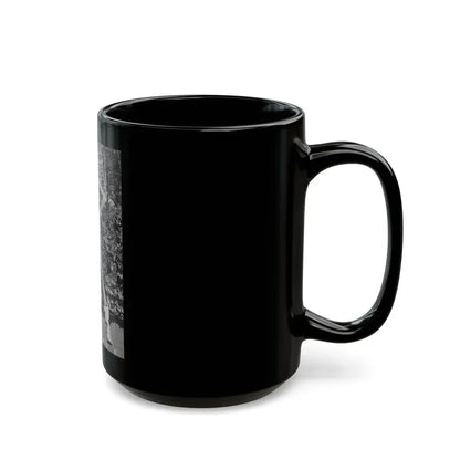Terry Moore #452 - 66 PHOTOGRAPHS OF Terry MOORE U.K. Pocket Mag. Pages 34 & 35 (Vintage Female Icon) Black Coffee Mug - Go Mug Yourself