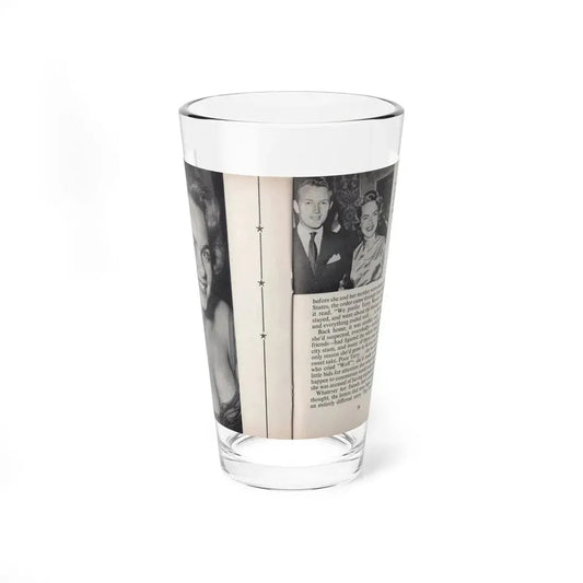 Terry Moore #454 - 66 PHOTOGRAPHS OF Terry MOORE U.K. Pocket Mag. Pages 38 & 39 (Vintage Female Icon) Pint Glass 16oz 16oz - Go Mug Yourself