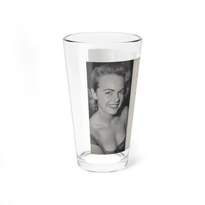 Terry Moore #454 - 66 PHOTOGRAPHS OF Terry MOORE U.K. Pocket Mag. Pages 38 & 39 (Vintage Female Icon) Pint Glass 16oz - Go Mug Yourself