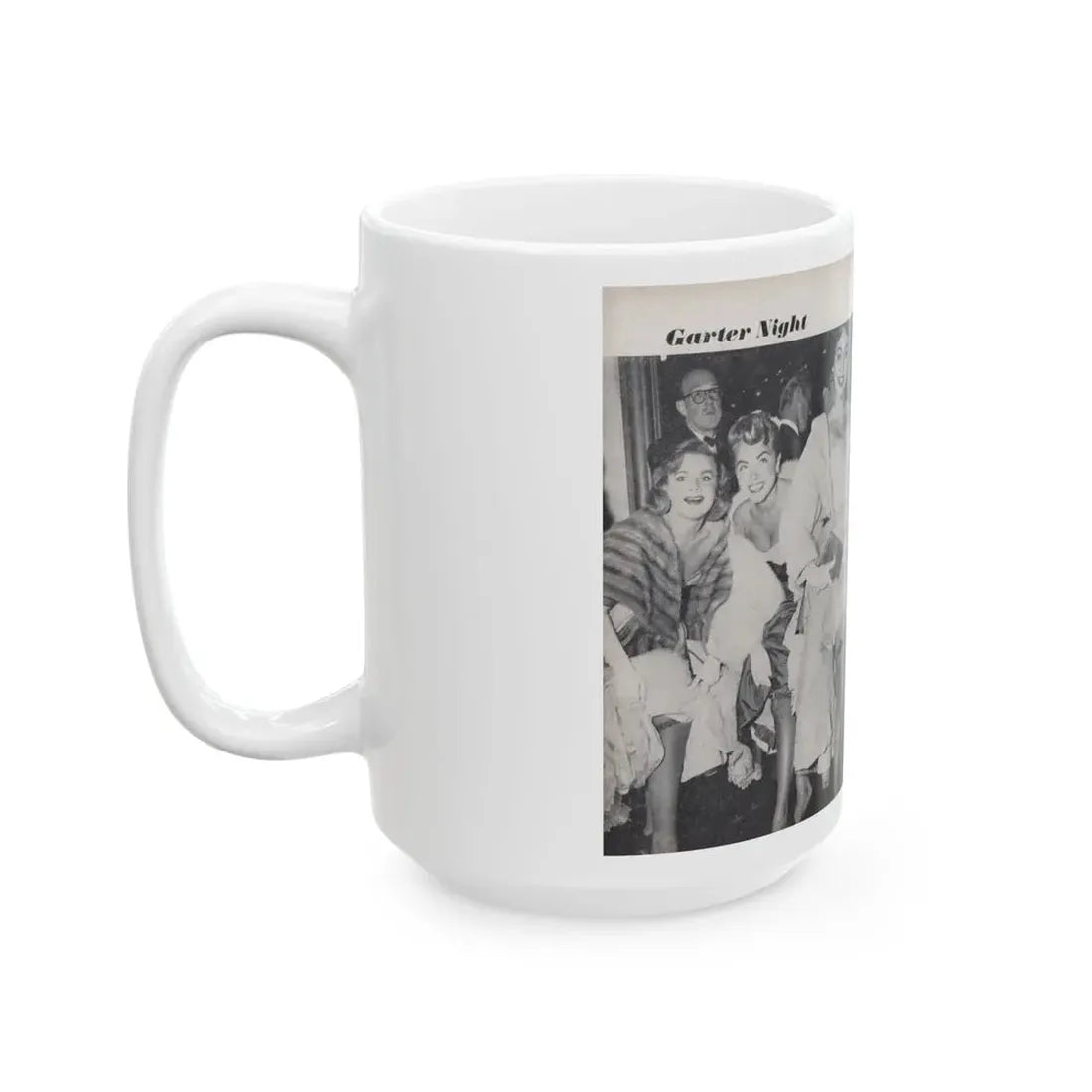 Terry Moore #455 - 66 PHOTOGRAPHS OF Terry MOORE U.K. Pocket Mag. Pages 40 & 41 (Vintage Female Icon) White Coffee Mug - Go Mug Yourself