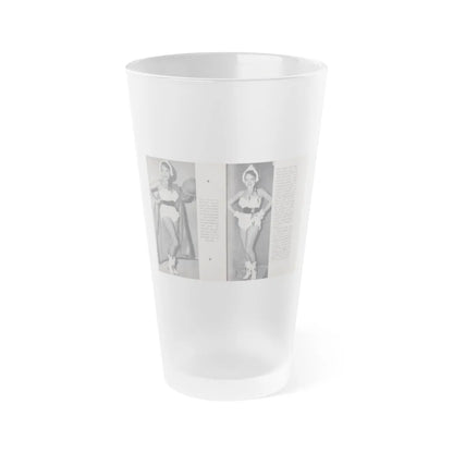 Terry Moore #458 - 66 PHOTOGRAPHS OF Terry MOORE U.K. Pocket Mag. Pages 46 & 47 (Vintage Female Icon) Frosted Pint Glass 16oz-16oz-Frosted-Go Mug Yourself