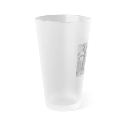 Terry Moore #458 - 66 PHOTOGRAPHS OF Terry MOORE U.K. Pocket Mag. Pages 46 & 47 (Vintage Female Icon) Frosted Pint Glass 16oz-Go Mug Yourself