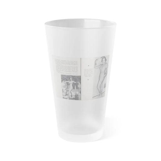 Terry Moore #461 - 66 PHOTOGRAPHS OF Terry MOORE U.K. Pocket Mag. Pages 52 & 53 (Vintage Female Icon) Frosted Pint Glass 16oz-16oz-Frosted-Go Mug Yourself