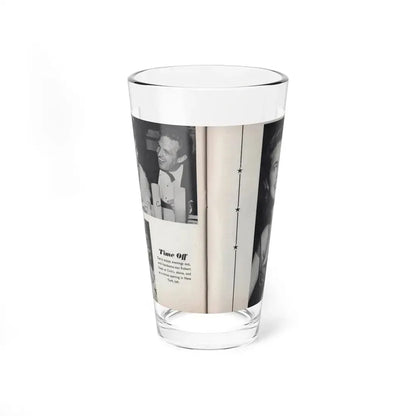 Terry Moore #463 - 66 PHOTOGRAPHS OF Terry MOORE U.K. Pocket Mag. Pages 56 & 57 (Vintage Female Icon) Pint Glass 16oz 16oz - Go Mug Yourself