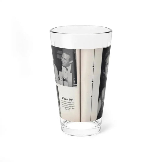 Terry Moore #463 - 66 PHOTOGRAPHS OF Terry MOORE U.K. Pocket Mag. Pages 56 & 57 (Vintage Female Icon) Pint Glass 16oz 16oz - Go Mug Yourself
