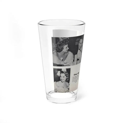 Terry Moore #463 - 66 PHOTOGRAPHS OF Terry MOORE U.K. Pocket Mag. Pages 56 & 57 (Vintage Female Icon) Pint Glass 16oz - Go Mug Yourself
