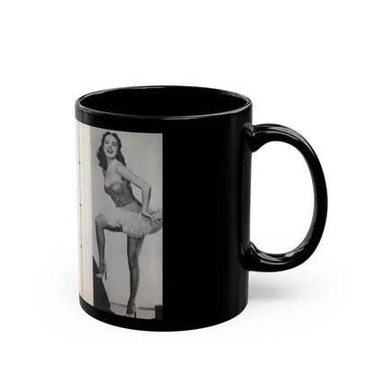 Terry Moore #465 - 66 PHOTOGRAPHS OF Terry MOORE U.K. Pocket Mag. Pages 60 & 61 (Vintage Female Icon) Black Coffee Mug - Go Mug Yourself