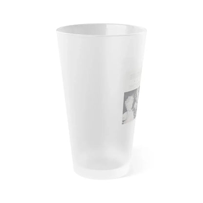 Terry Moore #465 - 66 PHOTOGRAPHS OF Terry MOORE U.K. Pocket Mag. Pages 60 & 61 (Vintage Female Icon) Frosted Pint Glass 16oz - Go Mug Yourself