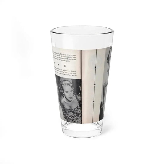 Terry Moore #465 - 66 PHOTOGRAPHS OF Terry MOORE U.K. Pocket Mag. Pages 60 & 61 (Vintage Female Icon) Pint Glass 16oz 16oz - Go Mug Yourself