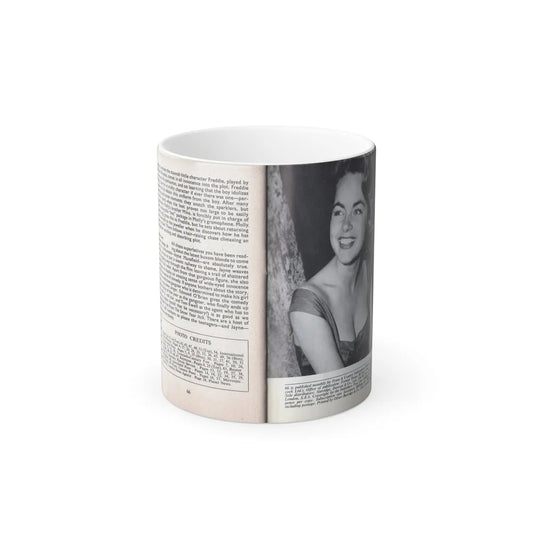 Terry Moore #467 - 66 PHOTOGRAPHS OF Terry MOORE U.K. Pocket Mag. Inside Back Cover Page 66 (Vintage Female Icons) Color Changing Mug 11oz-11oz-Go Mug Yourself