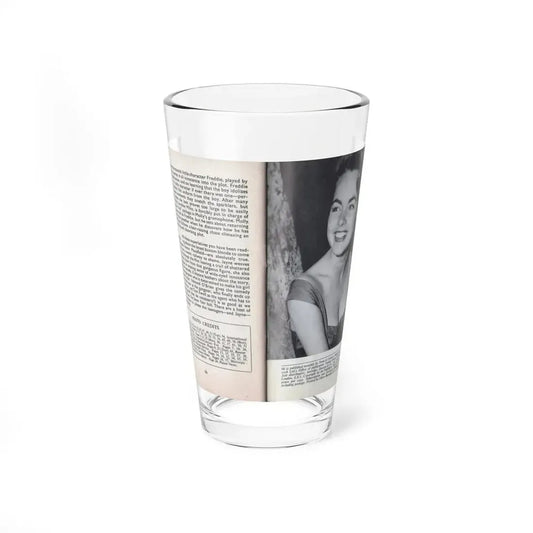Terry Moore #467 - 66 PHOTOGRAPHS OF Terry MOORE U.K. Pocket Mag. Inside Back Cover Page 66 (Vintage Female Icon) Pint Glass 16oz 16oz - Go Mug Yourself