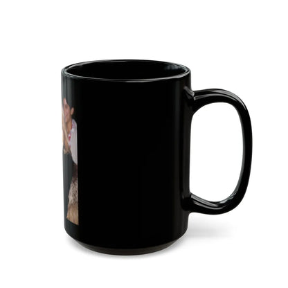 Terry Moore #476 (Vintage Female Icon) Black Coffee Mug-Go Mug Yourself
