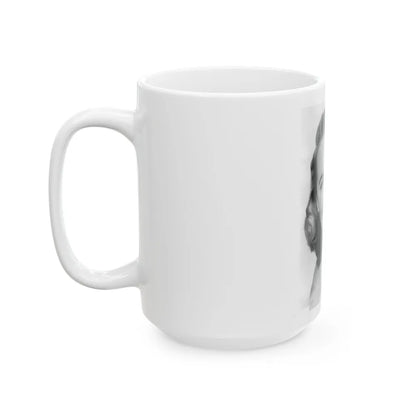 Terry Moore #4821 (Vintage Female Icon) White Coffee Mug-Go Mug Yourself