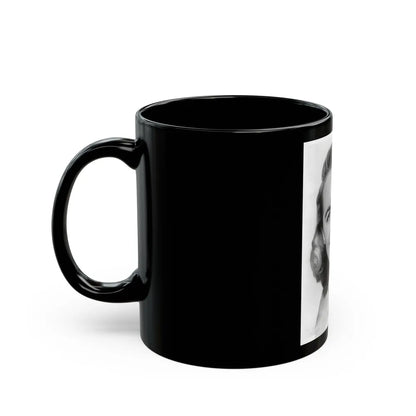 Terry Moore #4822 (Vintage Female Icon) Black Coffee Mug-Go Mug Yourself