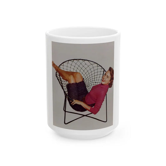 Terry Moore #485 (Vintage Female Icon) White Coffee Mug-15oz-Go Mug Yourself