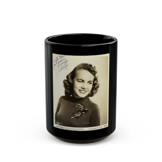 Terry Moore #487 (Vintage Female Icon) Black Coffee Mug-15oz-Go Mug Yourself